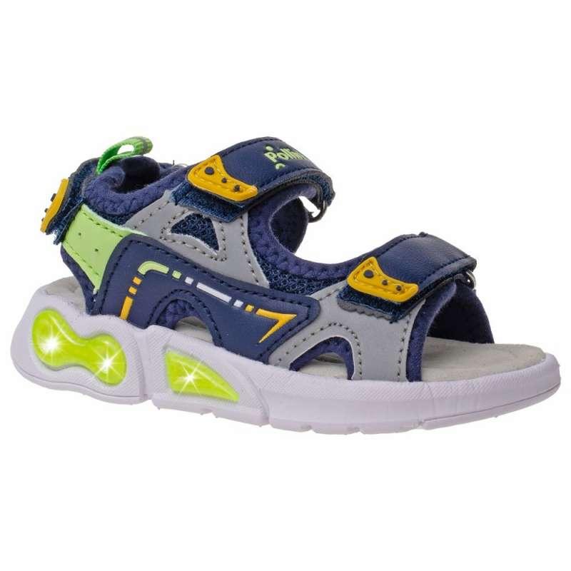 POLLINO SVETLECE SANDALE BLUE 