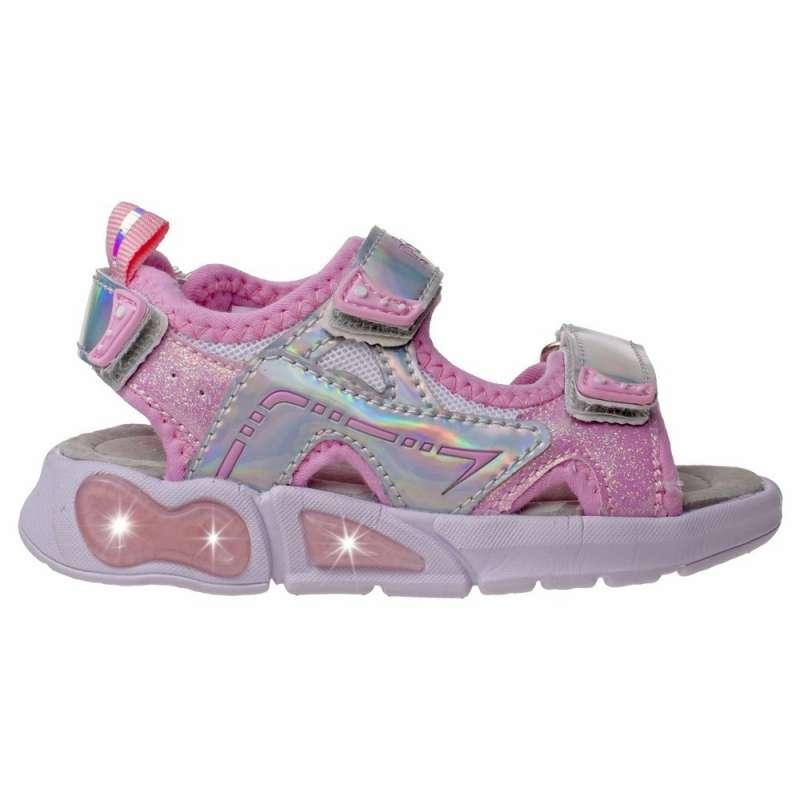 POLLINO SVETLECE SANDALE SILVER 