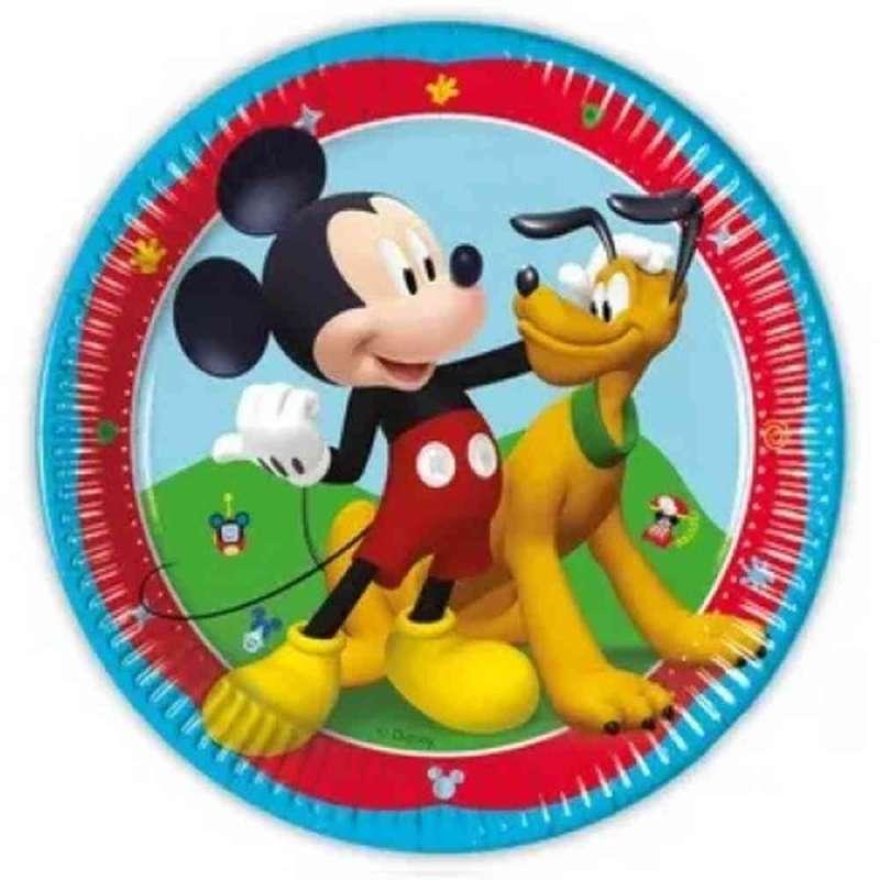 MICKEY MOUSE ROCK PARTY TANJIRI 20CM 1/8 KOM 