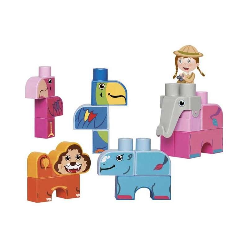 ECOIFFIER MAXI KOCKICE ZIVOTINJE IZ DZUNGLE SET 