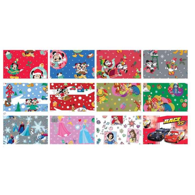 SSR43839 UKRASNI PAPIR DISNEY XMASS 200x70cm 