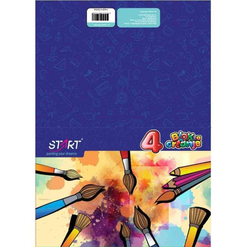 BLOK ZA CRTANJE BROJ 4, 10 LISTA 
