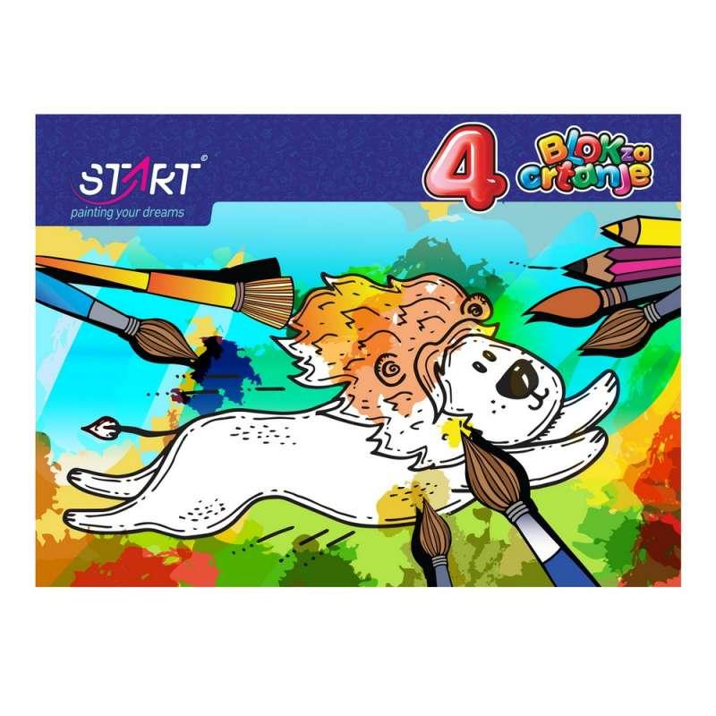 BLOK ZA CRTANJE BROJ 4, 10 LISTA 