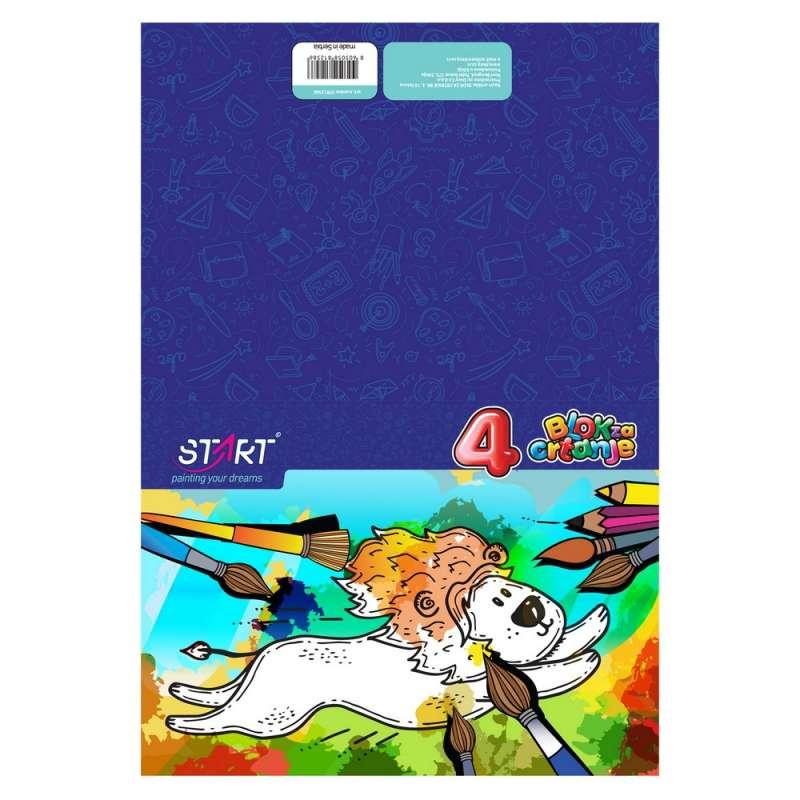 BLOK ZA CRTANJE BROJ 4, 10 LISTA 