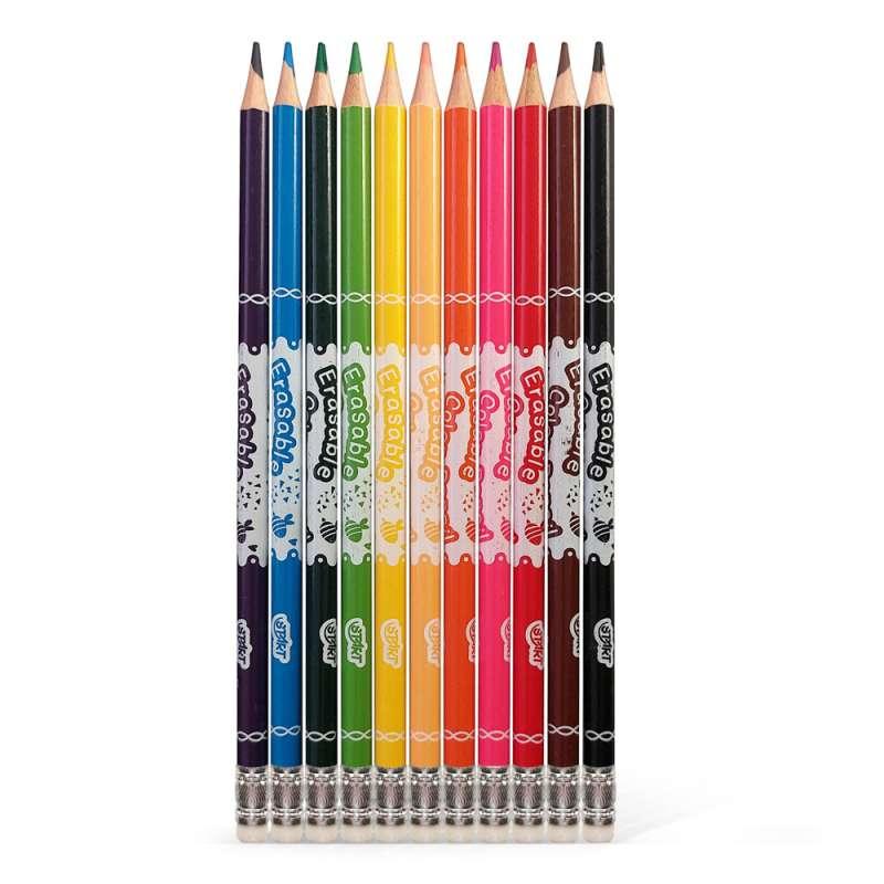 DRVENE BOJICE 12KOM  SA GUMICOM START ZA NASTAVNE SVRHE 