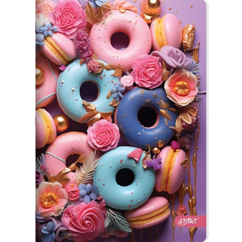 STR13095 START SVESKA A4, 52L SITNI KARO 