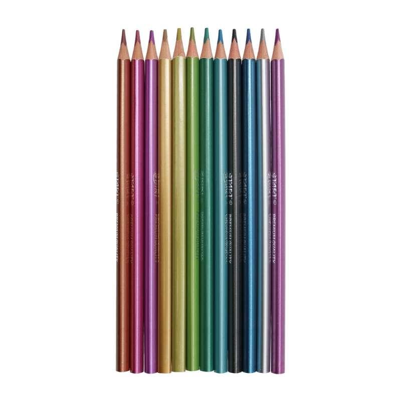 STR24213 START DRVENE BOJICE METALLIC 12 KOM