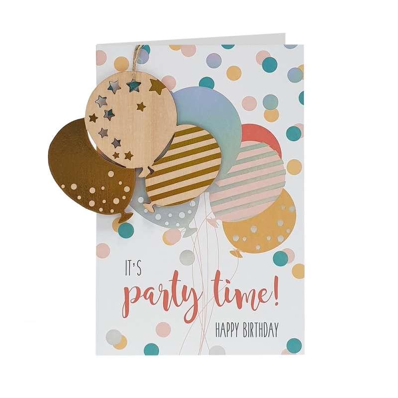 TMS23858 CESTITKA Woodstock IT'S PARTY TIME! HAPPY BIRTHDAY! 