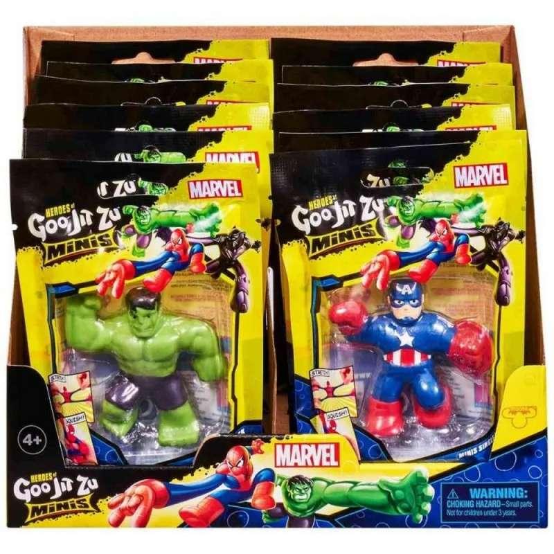 TO43191 GOO JIT ZU HERO MARVEL MINI  SLIMLINE ASST 