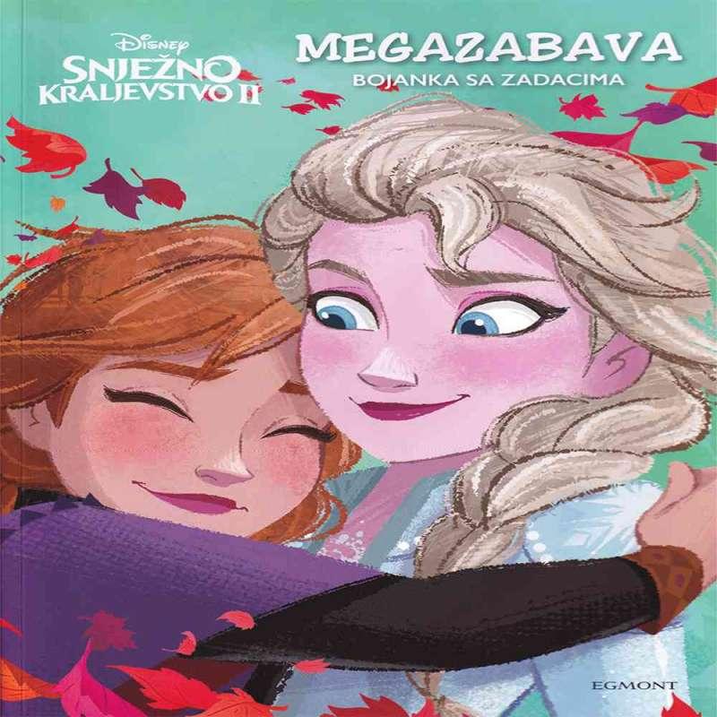 SNJEZNO KRALJEVSTVO II - MEGAZABAVA - BOJANKA SA ZADACIMA 