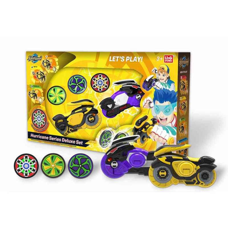 SPINWEEL-MOTOR HURRICANE DELUXE GHOST VS BULL 