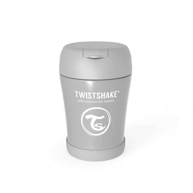 TWISTSHAKE TERMOS-POSUDA ZA HRANU 350ML PASTEL GREY
