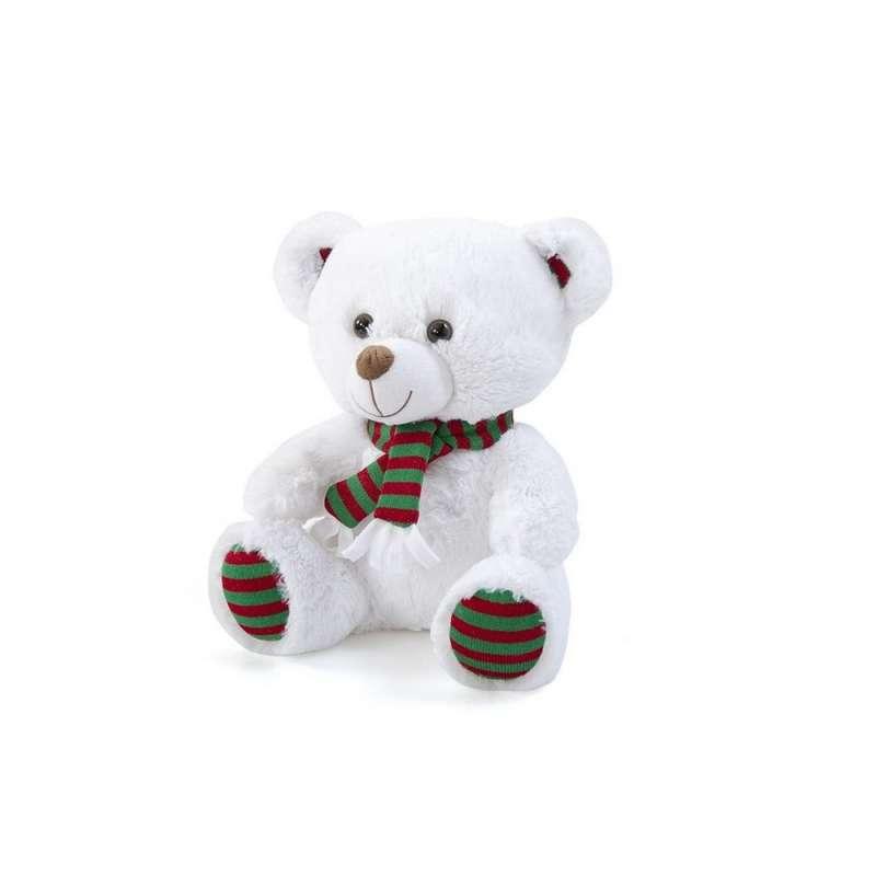 VSL2228 BOZICNI PLISANI MEDO SA KAPOM DEDA MRAZA 30CM 2ASST 