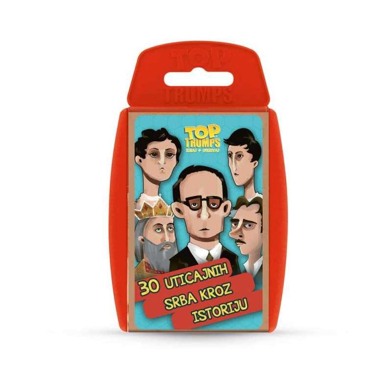 TOP TRUMPS 30 INFLUENTAL KARTE 