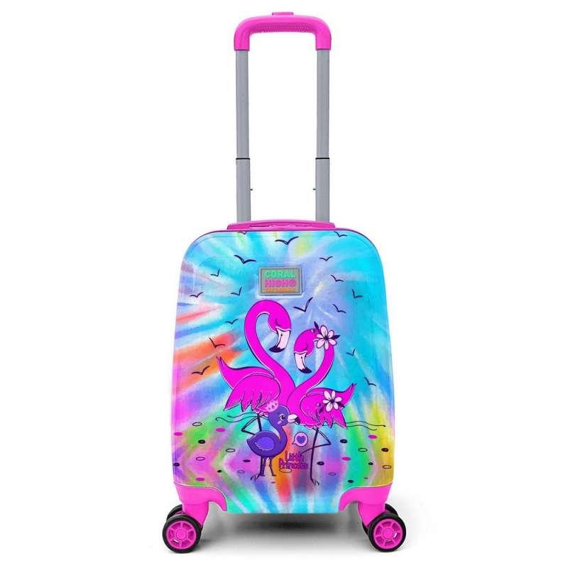 YAY16702 MINI KOFER CORAL FLAMINGO FAMILY 