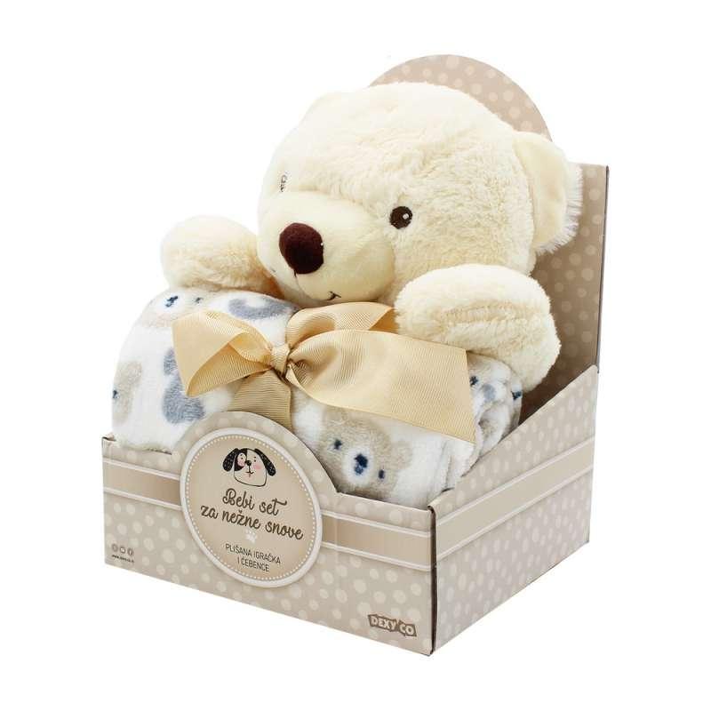 YD533703 SWEET DREAMS SET ZA NJEŽNE SNOVE IGRAČKA MEDO BEŽ 