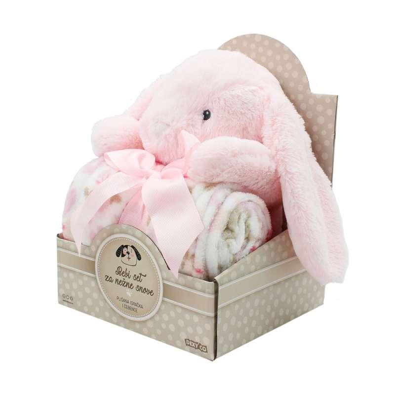 YD533710 SWEET DREAMS SET ZA NJEŽNE SNOVE IGRAČKA ZEKO ROZI 