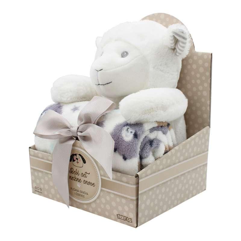 YD533711 SWEET DREAMS SET ZA NJEŽNE SNOVE IGRAČKA OVCA BIJELA 