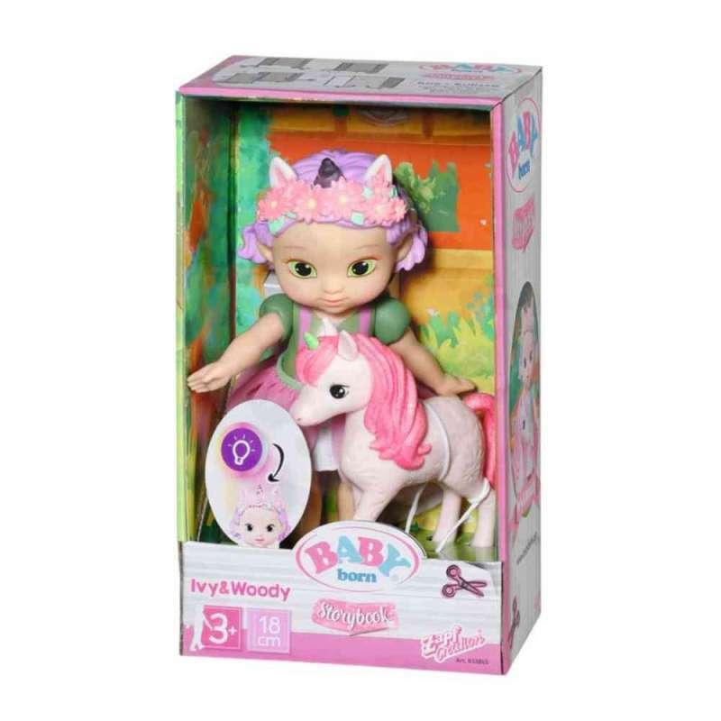 BABY BORN STORYBOOK IVY AND UNICORN 18CM