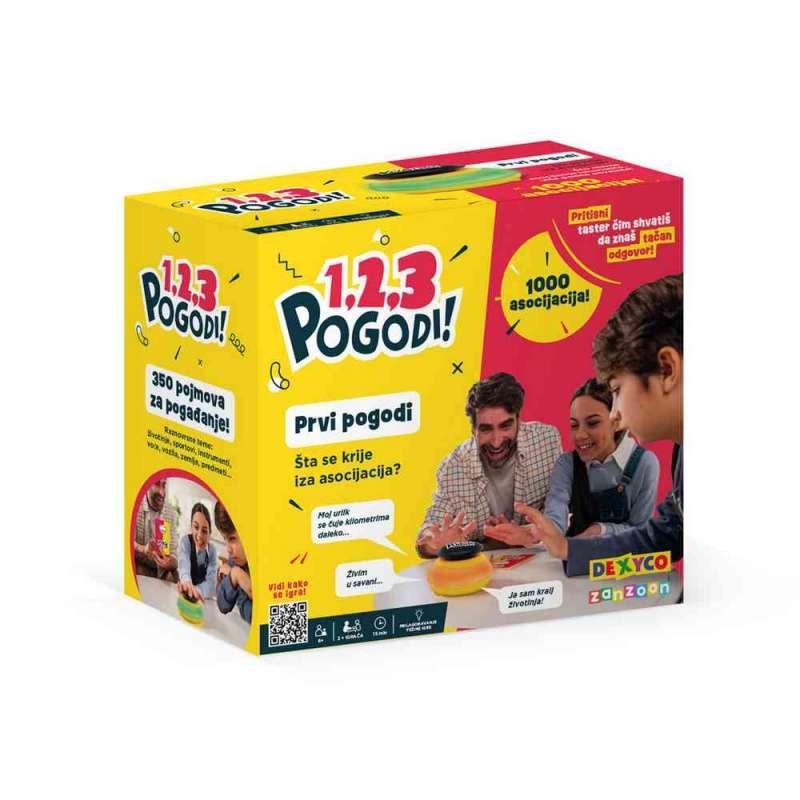 1 2 3 POGODI DRUSTVENA IGRA