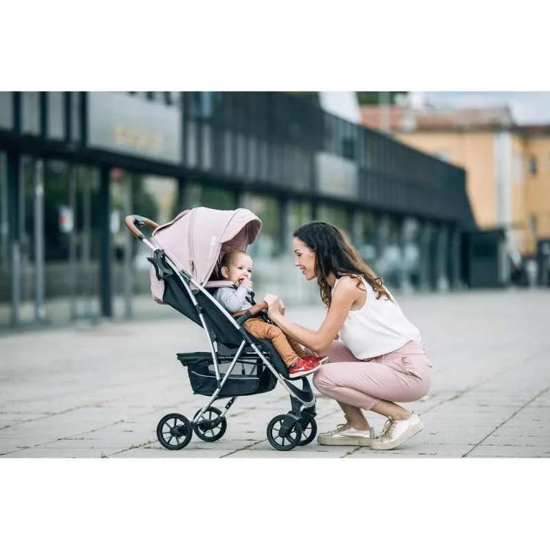 FREE ON KOLICA LUX PREMIUM ROZE CRNA