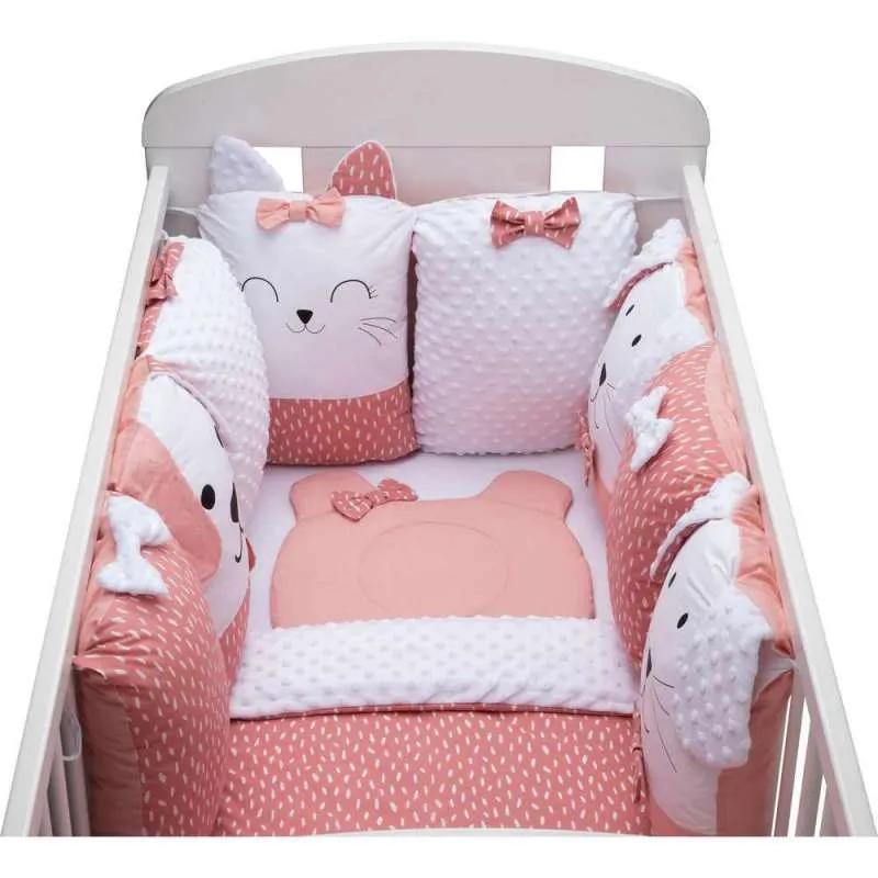 BUBABA POSTELJINA SET 12 DIJELOVA CUVARI SNA ROZE
