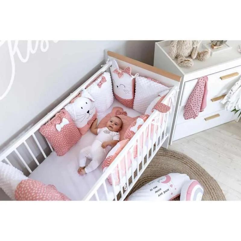 BUBABA POSTELJINA SET 12 DIJELOVA CUVARI SNA ROZE