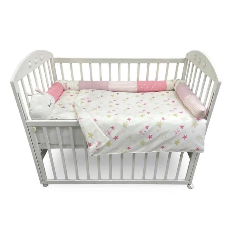 KIDZZ POSTELJINA PUZ ROZE 6/1