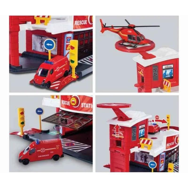 M2050038 MAJORETTE CREATIX SPASILAČKA STANICA I VOZILO
