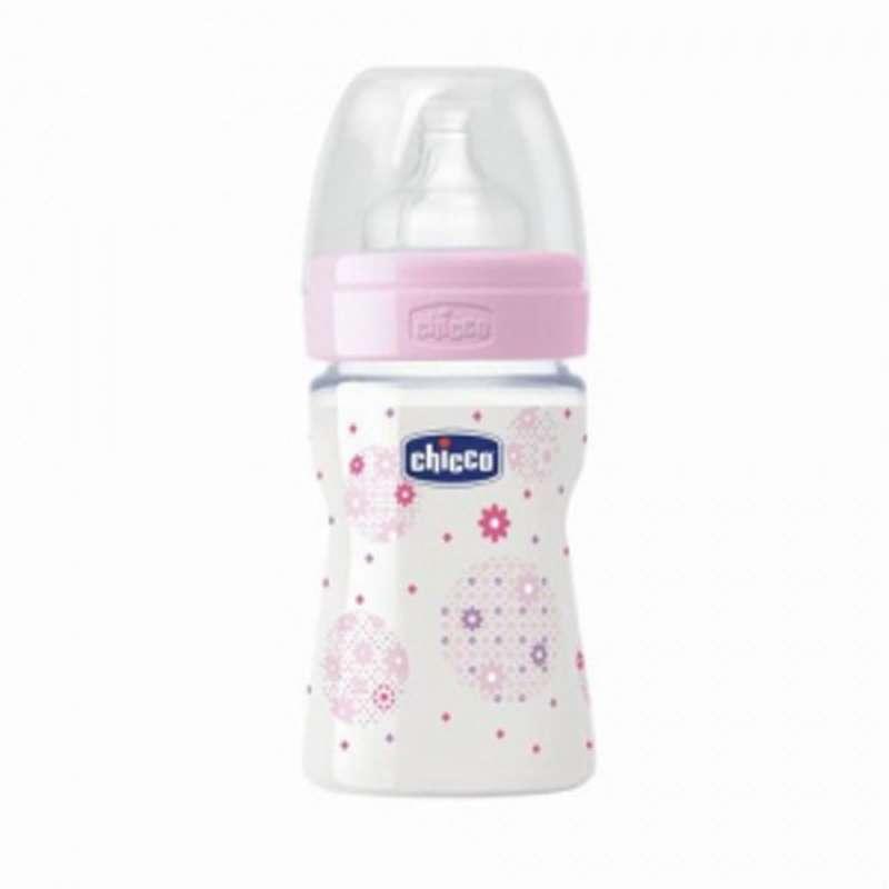 CHICCO FLASICA WELLBEING 150ML SA CUCLOM OD SILIKONA DEVOJCICE