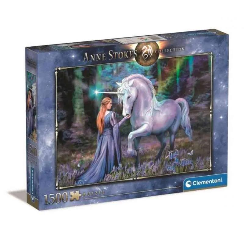 CLEMENTONI PUZZLE 1500 ANNE STOKES - BLUEBELL WOOD