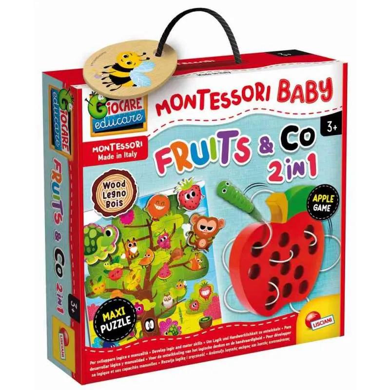 MONTESSORI BABY GUSJENICA I SUMSKA JABUKA 3D