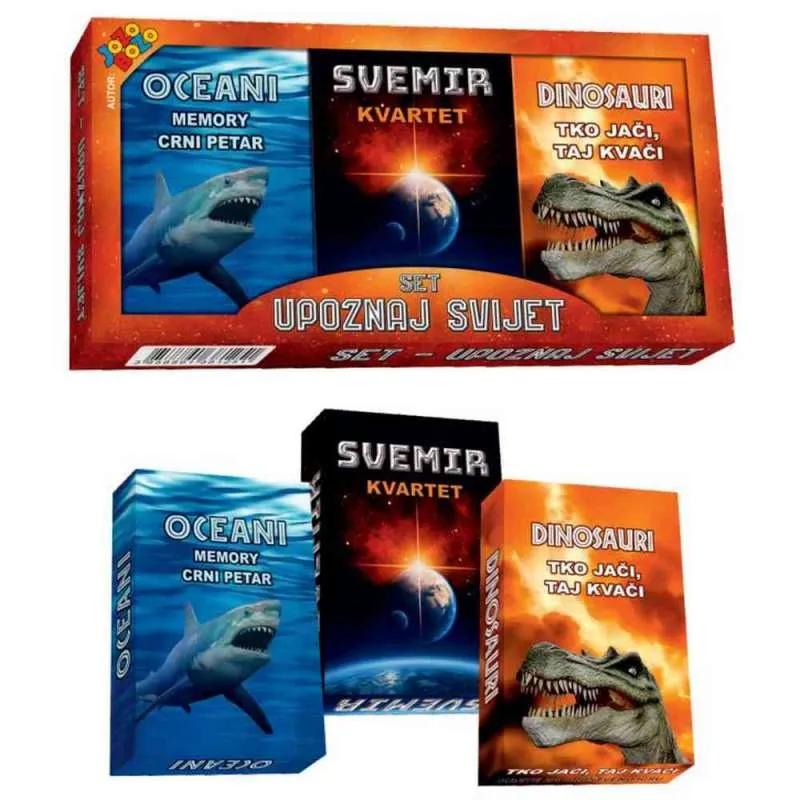 GP DJECIJE KARTE- SET UPOZNAJ SVIJET