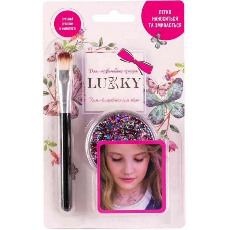 LUKKY GEL ZA TIJELO SA ŠLJOKICAMA I ČETKICOM 25ML MIX T11927
