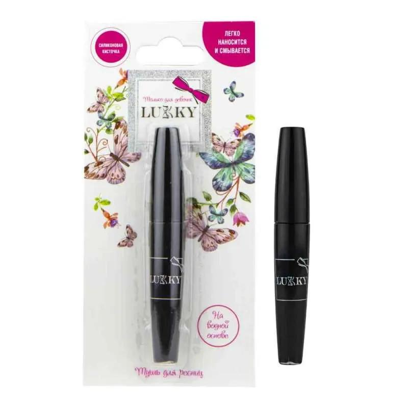 LUKKY MASKARA SA SILIKONSKOM ČETKICOM 8ML -CRNA T16734